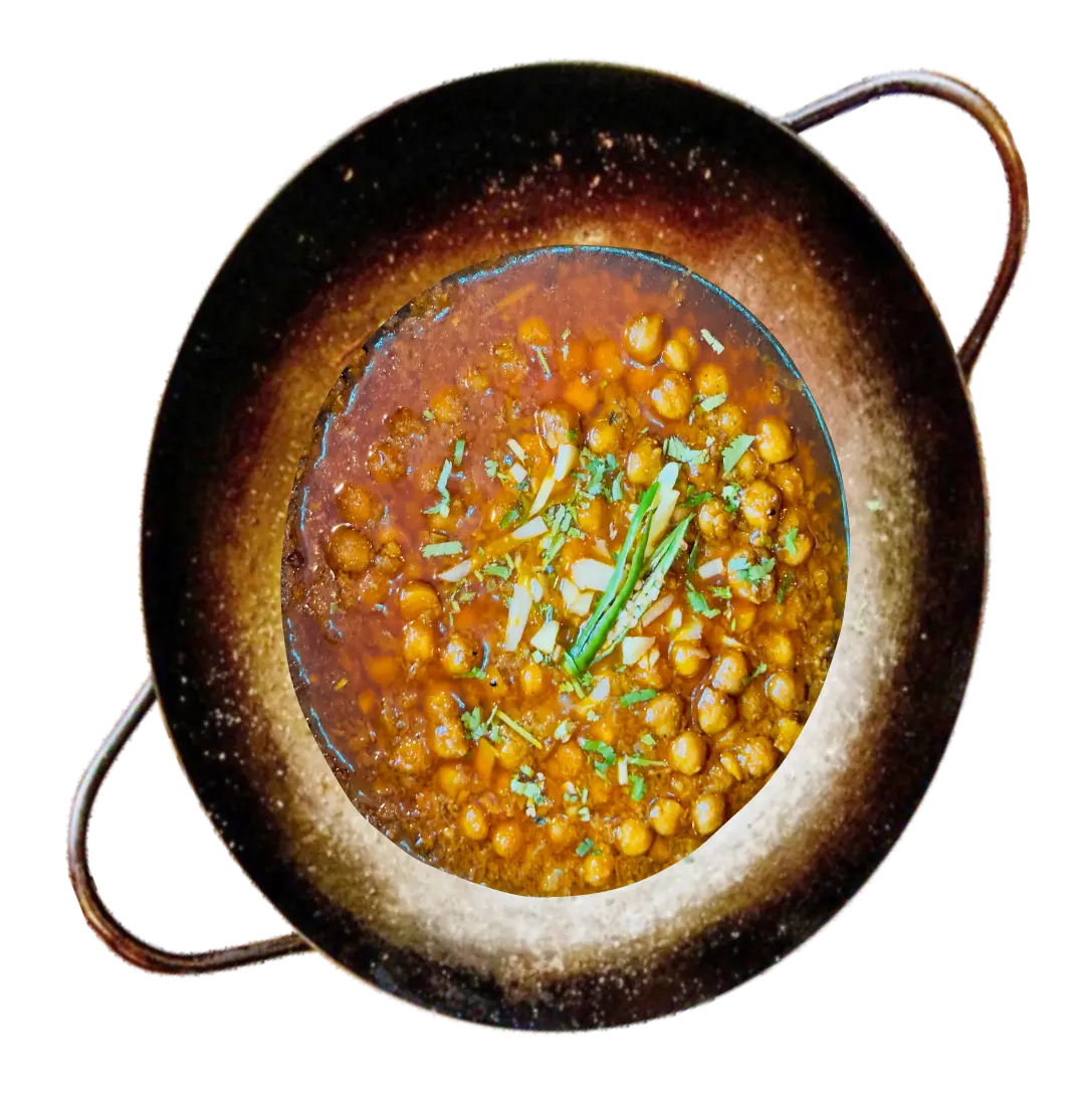 Naan Cholay at Khan Kebabs & Karahi in Edmonton - authentic Pakistani and Afghani halal cuisine