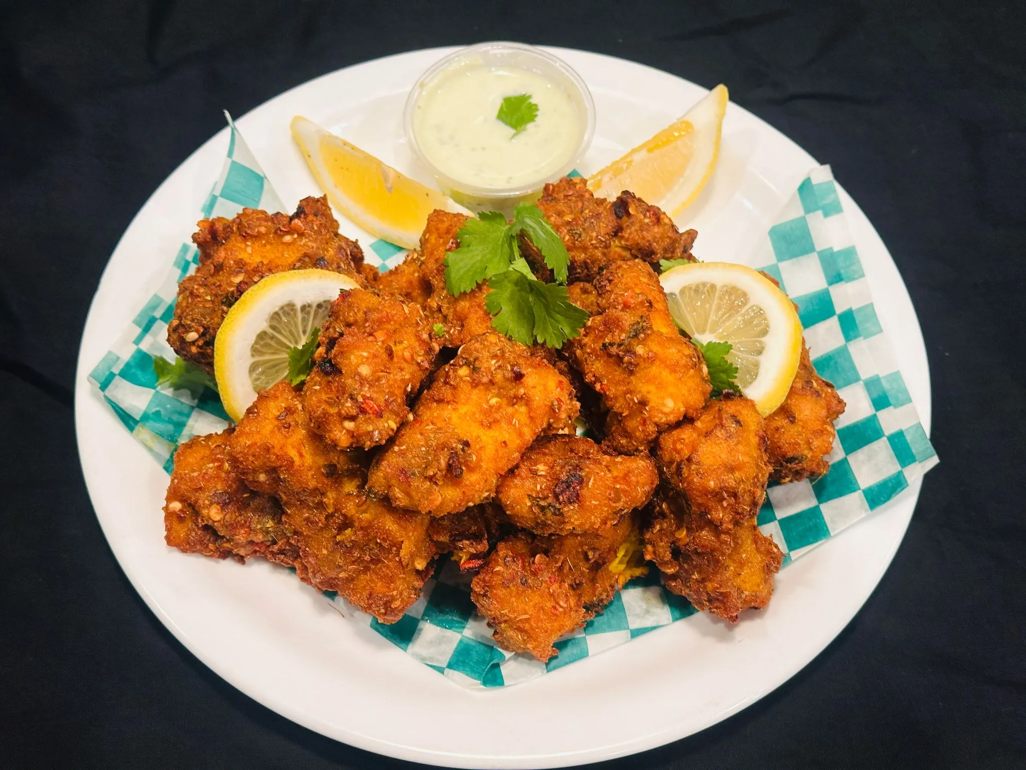 Peshawari Fried Fish at Khan Kebabs & Karahi in Edmonton - authentic Pakistani and Afghani halal cuisine